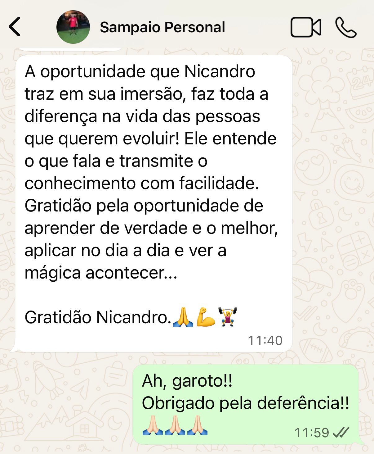 Depoimento de Sampaio